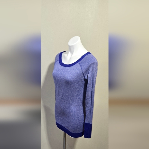 Lululemon Chai Time Pullover IIHeathered Pigment Blue / Pigment Blue White - Picture 7 of 13